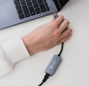 Karta sieciowa Reagle PRZEJŚCIÓWKA USB 3.2 ETHERNET ADAPTER KARTA SIECIOWA LAN RJ45 2,5Gb/s 3