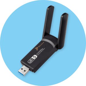 Karta sieciowa Reagle Zewnętrzna Karta Sieciowa WI-FI Adapter USB 3.2 WiFi 1300Mbps 2,4GHz 5GHz 9