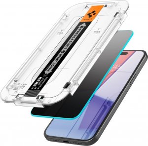 Spigen Szkło Hartowane Spigen Ez Fit 2-pack Iphone 15 Pro Privacy Braders 3