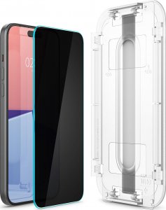 Spigen Spigen Glass tR EZ Fit (Privacy) 2 Pack, transparency - iPhone 15 Plus 2