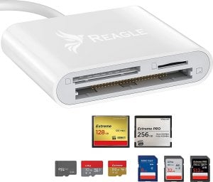 Czytnik Reagle Reagle Czytnik Kart Adapter USB microSD SD CF TF SDXC Mac 1