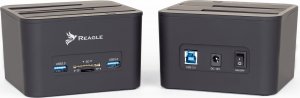 Stacja dokująca Reagle STACJA DOKUJĄCA DYSKÓW HDD SSD 2x USB CZYTNIK KART 5
