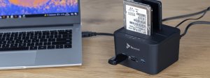 Stacja dokująca Reagle STACJA DOKUJĄCA DYSKÓW HDD SSD 2x USB CZYTNIK KART 7