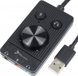 Karta dźwiękowa Reagle Reagle Karta Dźwiękowa USB Słuchawki Mikrofon 48K 16 BIT 1
