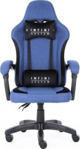 Fotel zenga.pl Fotel Gamingowy Infini System z tkaniny kolor Blue 1