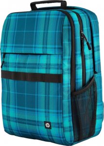 Plecak HP Torba - Plecak HP Campus XL do notebooka 16 7J594AA Niebiesko-Turkusowa krata 3