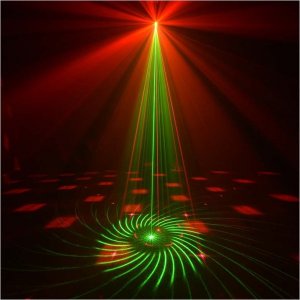 Lampa studyjna LIGHT4ME LIGHT4ME PARTY LIGHT 3 efekt LED oświetlenie disco laser kula +pilot 6