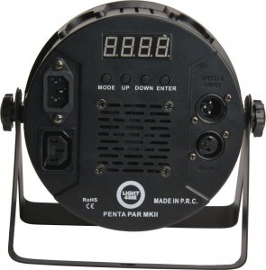 Lampa studyjna LIGHT4ME Penta Par 8x12W MKII RGBWA LED slim 7