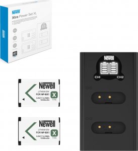 Akumulator Newell NEWELL Ładowarka dwukanałowa DL-USB-C i dwa akumulatory NP-BX1 do Sony 1