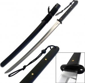 NO NAME Miecz Katana Ninja Treningowy stal 1045 100cm D129 1