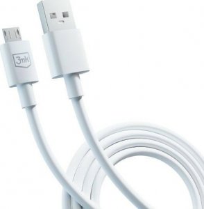Kabel USB 3MK USB-A - microUSB 1.2 m Biały (5903108541176) 7
