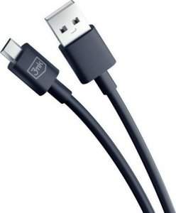 Kabel USB 3MK USB-A - microUSB 1.2 m Czarny (5903108541183) 4
