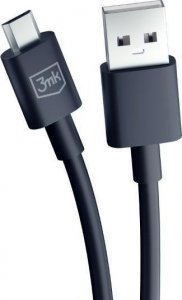 Kabel USB 3MK USB-A - microUSB 1.2 m Czarny (5903108541183) 8