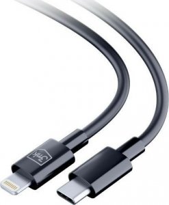 Kabel USB 3MK USB-C - Lightning 1.2 m Czarny (5903108541206) 2