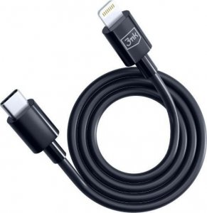 Kabel USB 3MK USB-C - Lightning 1.2 m Czarny (5903108541206) 3