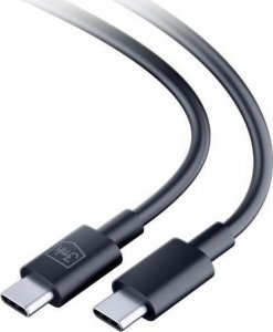 Kabel USB 3MK USB-C - USB-C 1.2 m Czarny (5903108541220) 2