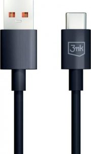 Kabel USB 3mk USB-A - USB-C 1.2 m Czarny (3M005894) 8
