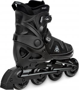 Rolki Raven Inlineskates Pulse PRO rekreacyjne regulowane czarne r. 40-43 3