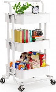 Total shopping Mobilny Regał Kuchenny Stolik Na Kółkach Barek Wózek Łazienkowy Solidny 2
