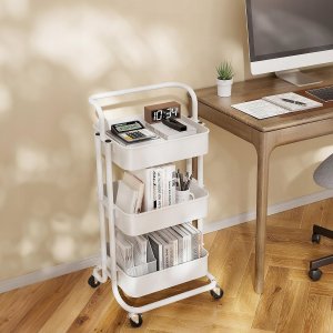 Total shopping Mobilny Regał Kuchenny Stolik Na Kółkach Barek Wózek Łazienkowy Solidny 5