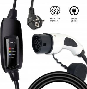 Ładowarka Duosida TS-EVC-16A-T2-5M Type 2 3.7kW 2