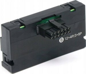 QingSea Adapter Wtyczka kątowy złącze 90 stopni 3*8 PIN 12VHPWR 12+4 PIN 600W TYP B 3