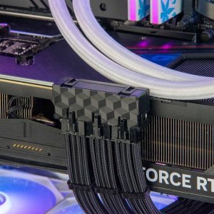 QingSea Adapter Wtyczka kątowy złącze 90 stopni 3*8 PIN 12VHPWR 12+4 PIN 600W TYP B 6