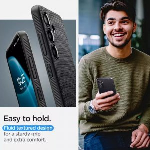 Spigen Liquid Air, matte black - Samsung Galaxy S24+ 11