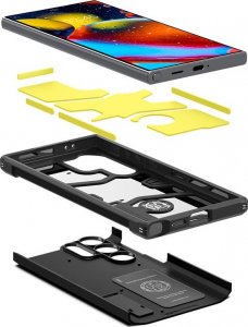 Spigen Etui Tough Armor, black - Samsung Galaxy S24 Ultra 6