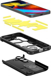 Spigen Etui Tough Armor, black - Samsung Galaxy S24 5