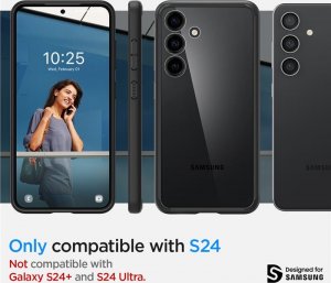 Spigen Etui Ultra Hybrid, matte black - Samsung Galaxy S24 7