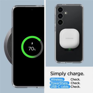 Spigen Etui Ultra Hybrid, matte black - Samsung Galaxy S24 10