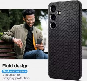 Spigen Liquid Air, matte black - Samsung Galaxy S24 15