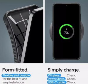 Spigen Liquid Air, matte black - Samsung Galaxy S24 10