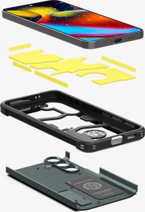Spigen Etui Tough Armor Abyss green - Samsung Galaxy S24 6