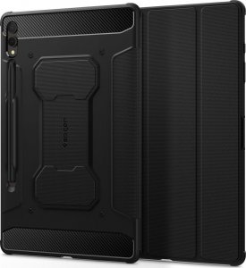 Etui na tablet Spigen Spigen Rugged Armor Pro, black - Samsung Galaxy Tab S9+ 2