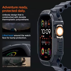 Spigen Spigen Rugged Armor, dark gray - Apple Watch Ultra 2/1 49mm 14