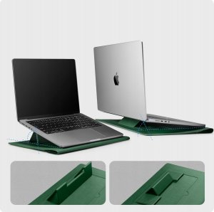 Torba Spigen Spigen Valentinus S Laptop Sleeve, jeju green - 16" 6