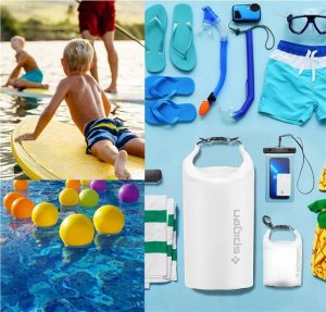 Spigen Spigen Aqua Shield WaterProof Dry Bag 20L + 2L A630, snow white 4