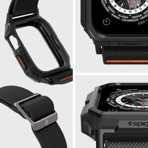 Spigen Spigen Lite Fit Pro, matte black - Apple Watch 45mm/44mm 9