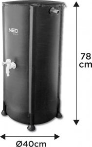 Neo Składany pojemnik na deszczówkę, 100 L, PVC 15-950 2