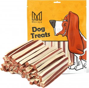 Mersjo Przysmak dla psa - Miękkie paski z kaczki sandwich Mersjo 500g 1