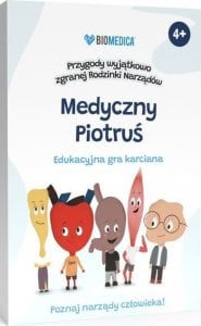 Karty do gry Piotruś Medyczny Przygody wyjątkowo zgranej Rodzinki Narządów 1