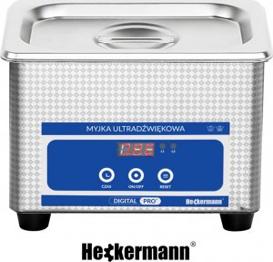 Heckermann Myjka ultradźwiękowa 0,8L JP-008 + 1L płynu 3