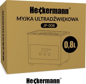 Heckermann Myjka ultradźwiękowa 0,8L JP-008 + 1L płynu 7