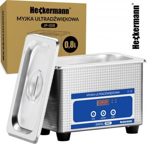 Heckermann Myjka ultradźwiękowa 0,8L JP-008 + 1L płynu 8