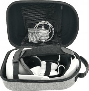 Vortex Virtual Reality Walizka przenośna do gogli Meta Quest 3 | Szara 5