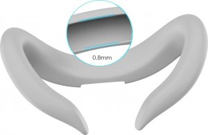 Vortex Virtual Reality Silikonowa ochronka na twarz do Meta Quest 3 | Szara 4