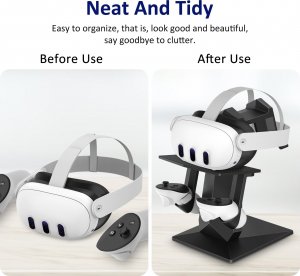 Vortex Virtual Reality Stojak do gogli Meta Quest 3 | Czarny 7