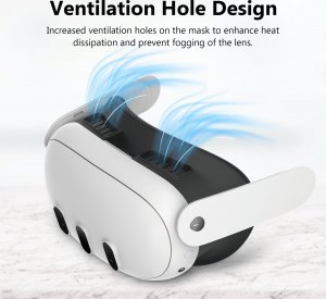 Vortex Virtual Reality 3w1 Komplet nakładek na twarz | do Meta Quest 3 6